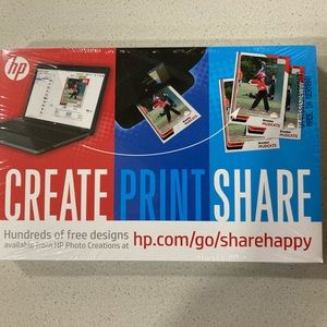 hp Photo Printer Paper 4” x 6” 60 count